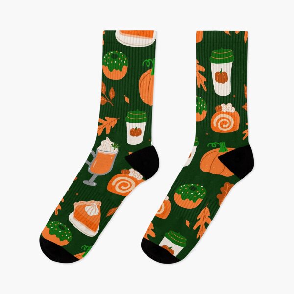 Item preview, pumpkin spice coffee dark green designed and sold by Gossip Rag.