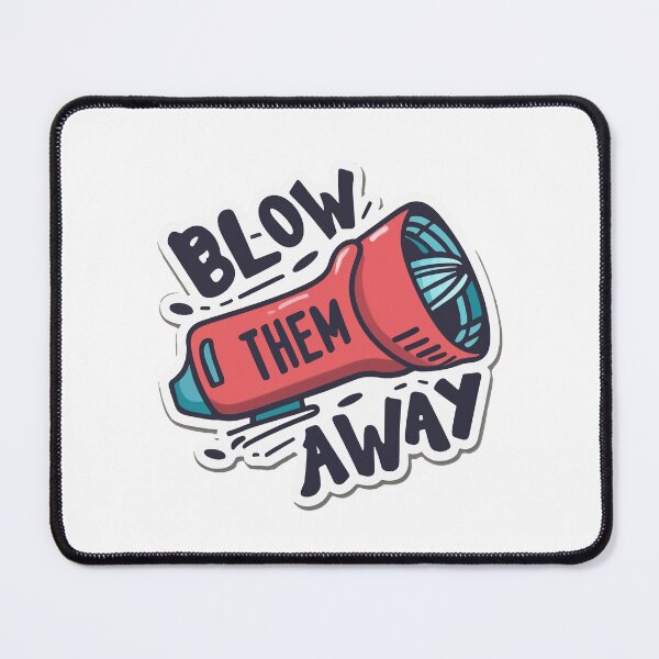 Item preview, Whimsical Hair Dryer Caricature - Blow Them Away designed and sold by NiftyWrx.