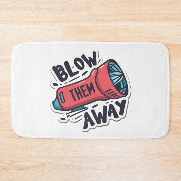 Item preview, Whimsical Hair Dryer Caricature - Blow Them Away designed and sold by NiftyWrx.