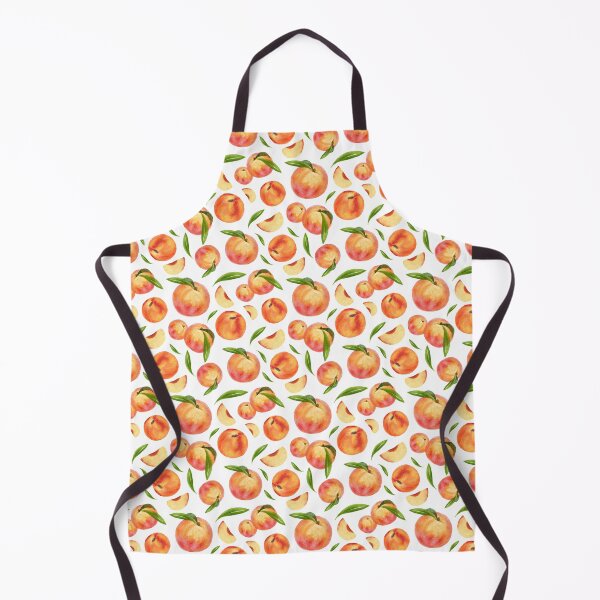 Item preview, Watercolor Sweet Peaches and Leaves designed and sold by NancyDzines.