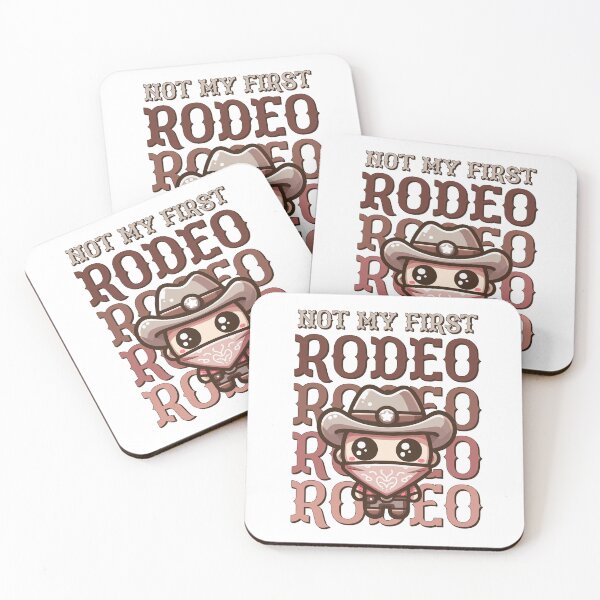 Item preview, Kawaii Cowboy Not My First Rodeo designed and sold by creaty-designs.