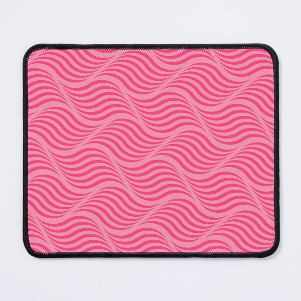 Item preview, Two-Tone Pink Curved Wave Stripes Ornament Coherent Drafts designed and sold by Alchemy-A-La-G.