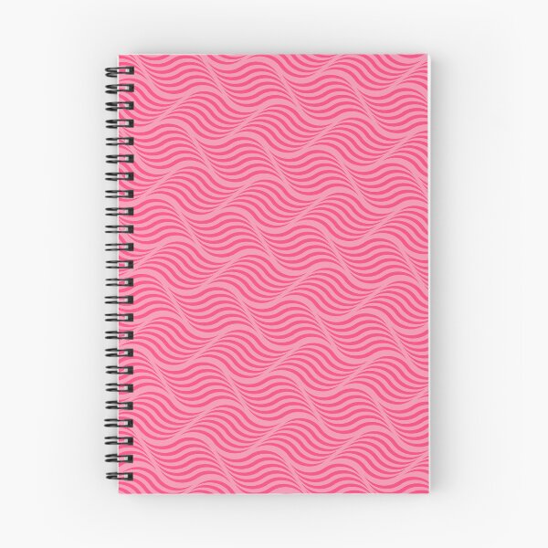 Item preview, Two-Tone Pink Curved Wave Stripes Ornament Coherent Drafts designed and sold by Alchemy-A-La-G.