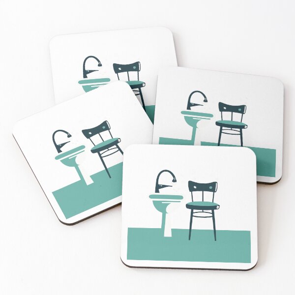 Item preview, Minimalist Hairdresser Sink and Chair Design designed and sold by NiftyWrx.
