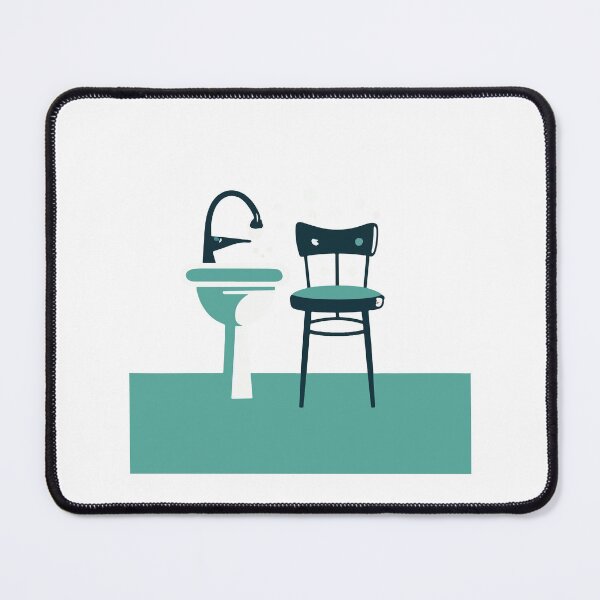 Item preview, Minimalist Hairdresser Sink and Chair Design designed and sold by NiftyWrx.