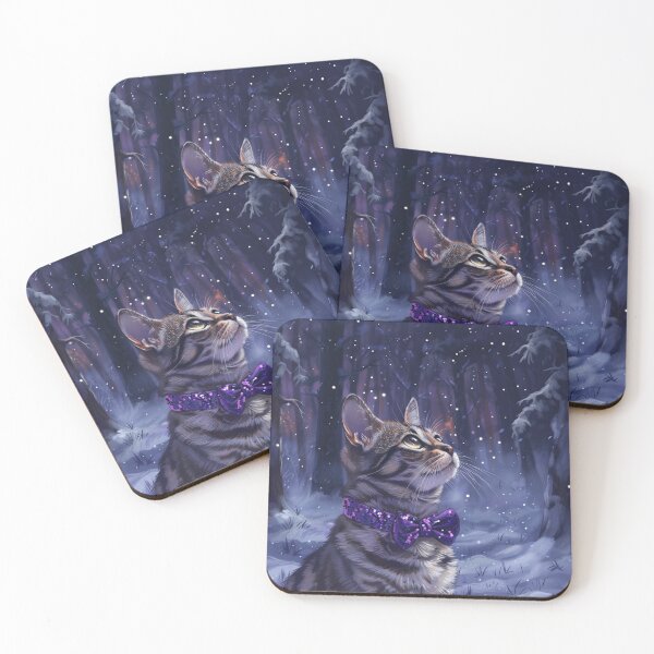 Item preview, Bengal Cat In Winter Wonderland designed and sold by Nocturne  Paws.