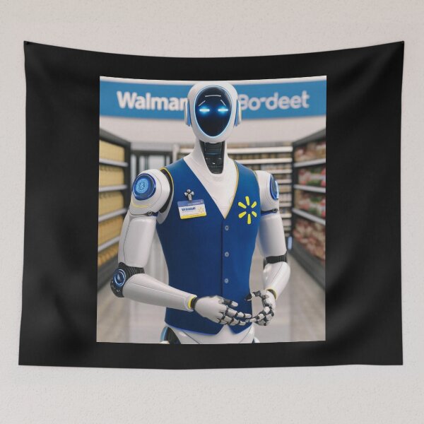 Item preview, Tesla bot designed and sold by TEEJAMBOREE.