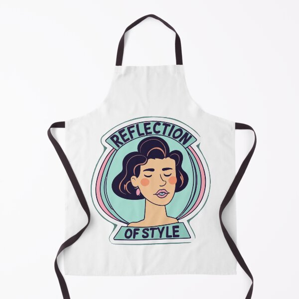 Item preview, Reflection of Style - Chic Haircut Fashion Illustration designed and sold by NiftyWrx.