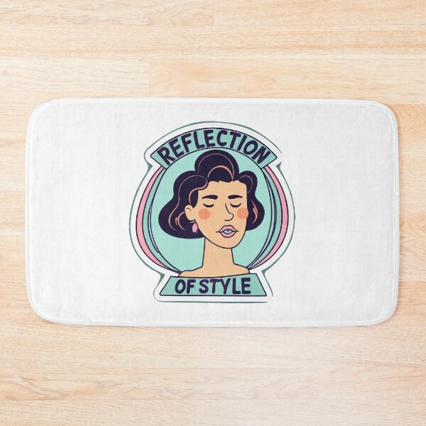 Item preview, Reflection of Style - Chic Haircut Fashion Illustration designed and sold by NiftyWrx.