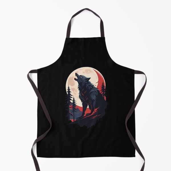 Item preview, Moonlit Howl: Haunting Werewolf Under the Full Moon designed and sold by KTOShop.