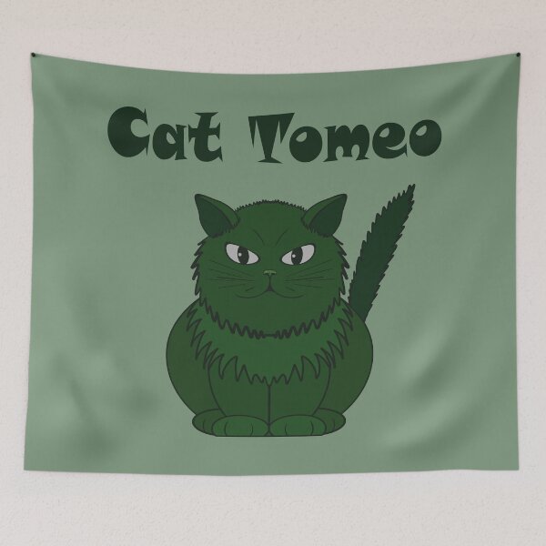 Item preview, Cat Tomeo is green color designed and sold by Cherevan.