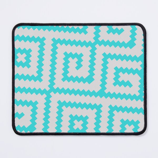 Item preview, Teal Grey Jagged Edge African Swirl Coherent Drafts designed and sold by Alchemy-A-La-G.