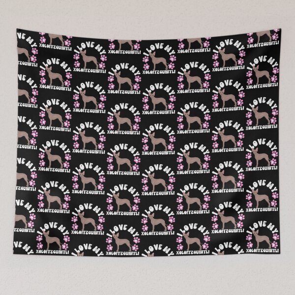 Item preview, I Love My Xoloitzcuintli designed and sold by TheAnimalZ00.