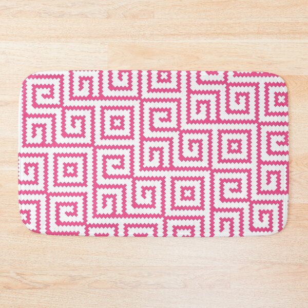 Item preview, Pink White Jagged Edge African Swirl Coherent Drafts designed and sold by Alchemy-A-La-G.