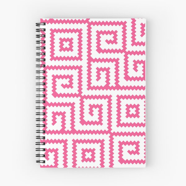 Item preview, Pink White Jagged Edge African Swirl Coherent Drafts designed and sold by Alchemy-A-La-G.