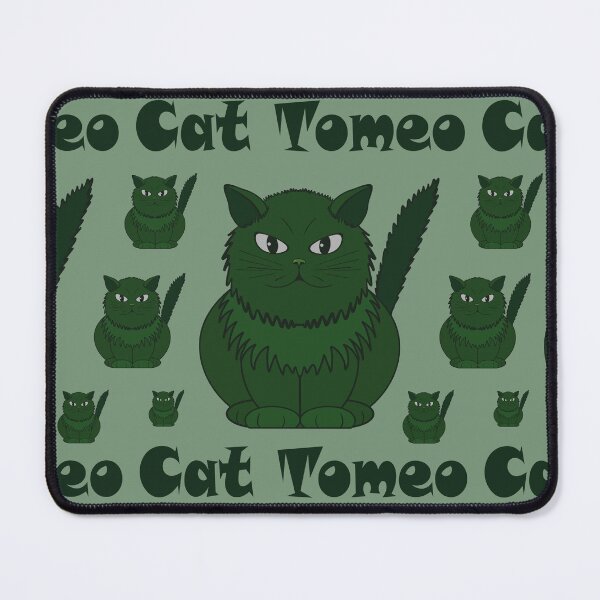Item preview, Pattern with Cat Tomeo is green color designed and sold by Cherevan.