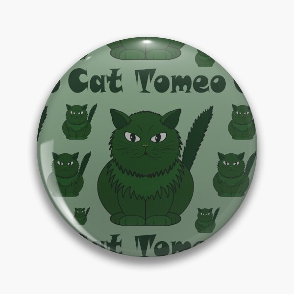 Item preview, Pattern with Cat Tomeo is green color designed and sold by Cherevan.