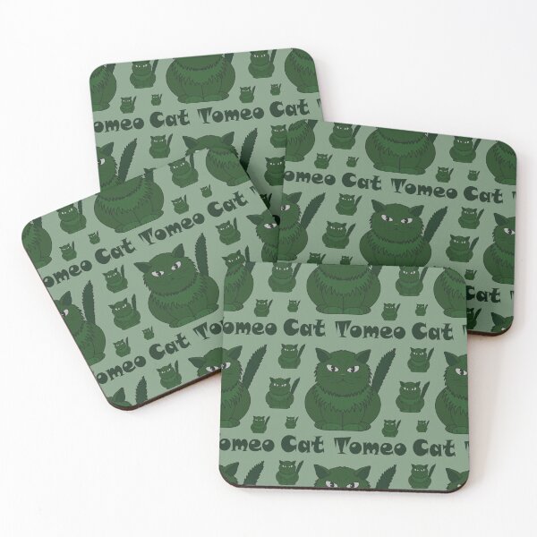 Item preview, Pattern with Cat Tomeo is green color designed and sold by Cherevan.