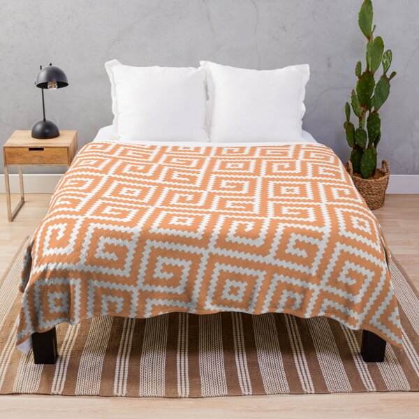 Item preview, Orange White Jagged Edge African Swirl Coherent Drafts designed and sold by Alchemy-A-La-G.