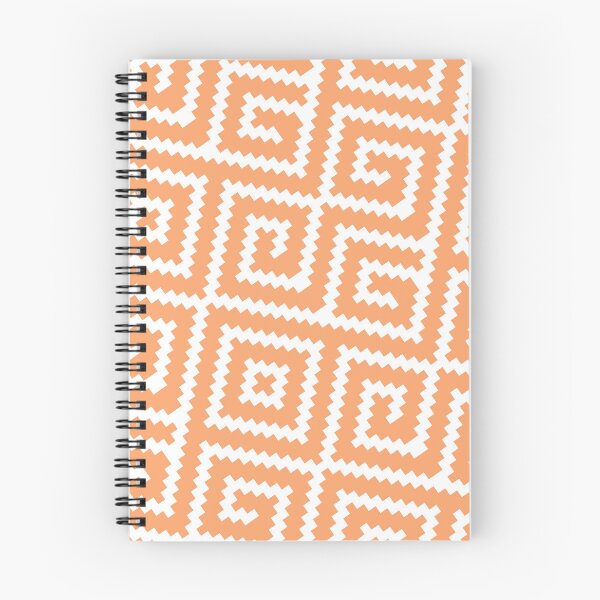 Item preview, Orange White Jagged Edge African Swirl Coherent Drafts designed and sold by Alchemy-A-La-G.