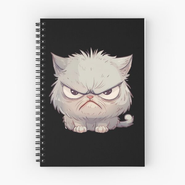 Item preview, Angry cartoon cat with a stern expression designed and sold by mando24895.