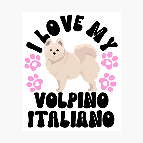 Item preview, I Love My Volpino Italiano designed and sold by TheAnimalZ00.