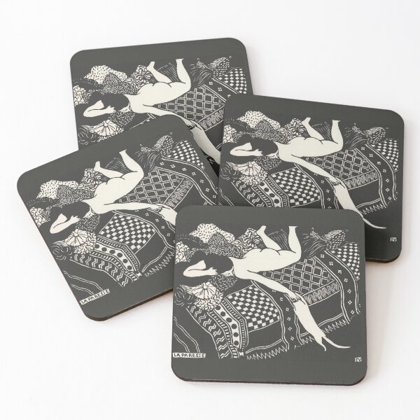 Item preview, Felix Vallotton - La Paresse Nude Woman with Cat  designed and sold by Onodera.