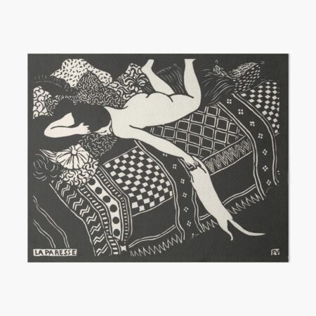 Item preview, Felix Vallotton - La Paresse Nude Woman with Cat  designed and sold by Onodera.