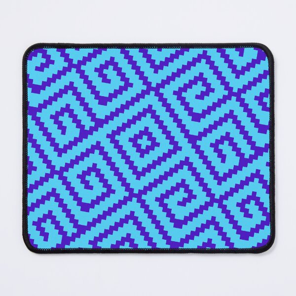 Item preview, Bicolor Blue Jagged Edge African Swirl Coherent Drafts designed and sold by Alchemy-A-La-G.