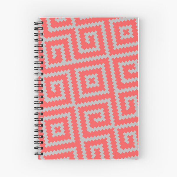 Item preview, Red Grey Jagged Edge African Swirl Coherent Drafts designed and sold by Alchemy-A-La-G.