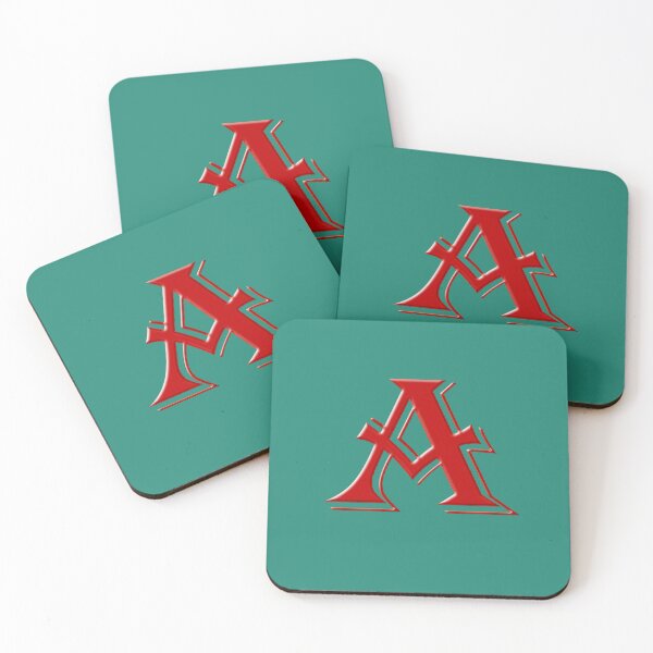Artikelvorschau, Der Buchstabe „A“ in algerischer roter Farbe entworfen und verkauft von solgel47.