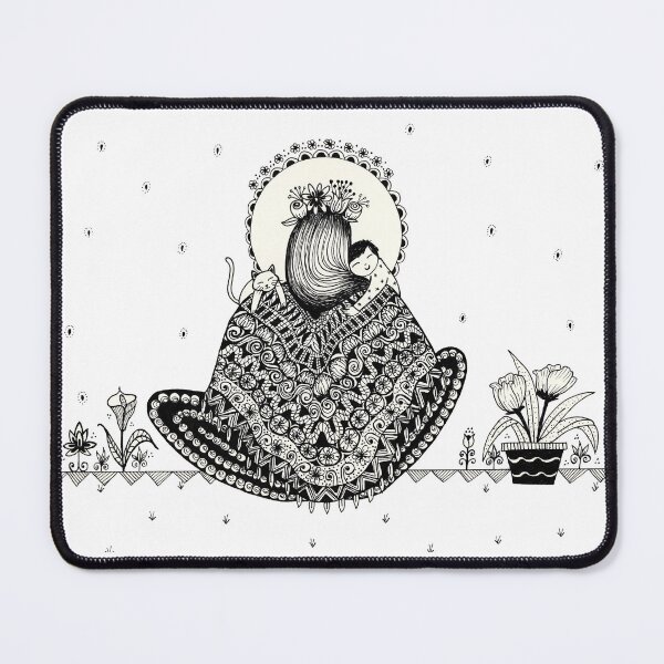 Item preview, Mother, son and cat designed and sold by bagiolita.