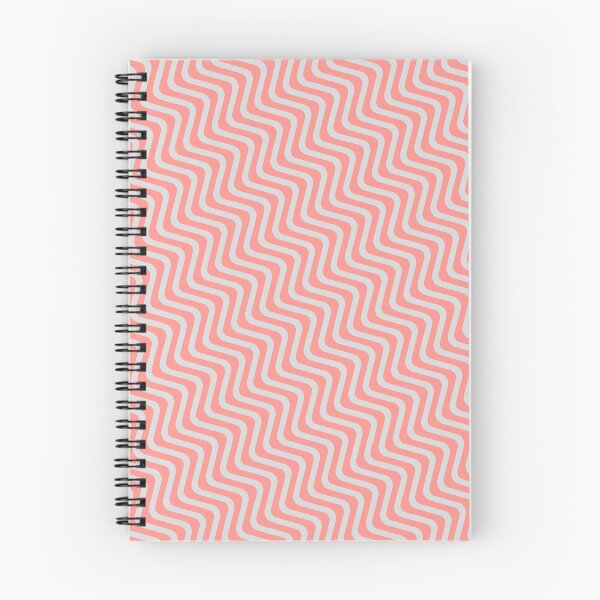 Item preview, Grey Pink Parallel Hypnotic Wave Illusion Coherent Drafts designed and sold by Alchemy-A-La-G.