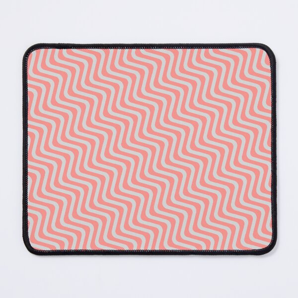 Item preview, Grey Pink Parallel Hypnotic Wave Illusion Coherent Drafts designed and sold by Alchemy-A-La-G.
