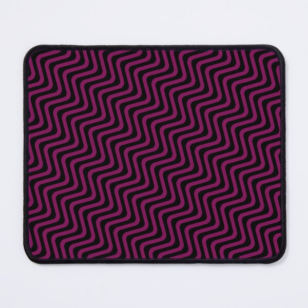 Item preview, Purple Black Parallel Hypnotic Wave Illusion Coherent Drafts designed and sold by Alchemy-A-La-G.