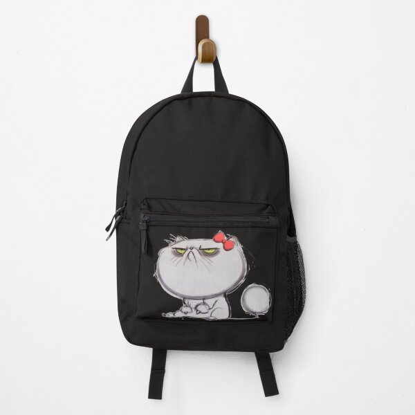 Vista previa del artículo con la obra «Gato de dibujos animados muy enojado», diseñado y vendido por mando24895.