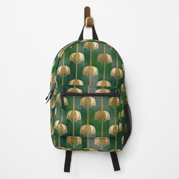 Item preview, Art Deco Emerald-Green Hues And Golden Pattern designed and sold by DEC02.