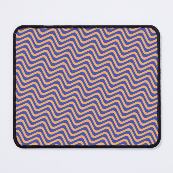 Item preview, Blue Orange Bicolor Parallel Hypnotic Wave Coherent Drafts designed and sold by Alchemy-A-La-G.