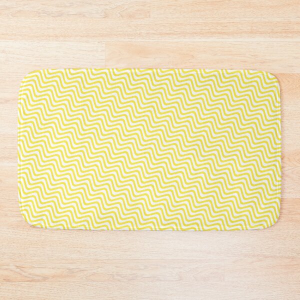 Item preview, Yellow White Parallel Hypnotic Wave Illusion Coherent Drafts designed and sold by Alchemy-A-La-G.