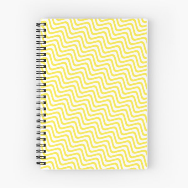 Item preview, Yellow White Parallel Hypnotic Wave Illusion Coherent Drafts designed and sold by Alchemy-A-La-G.