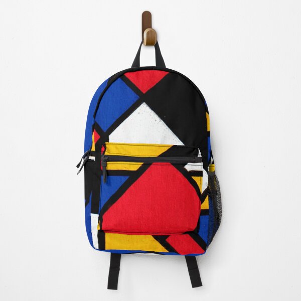Item preview, Mondrian Inspired Geometric Abstract Acrylic Painting X designed and sold by abstractartalex.