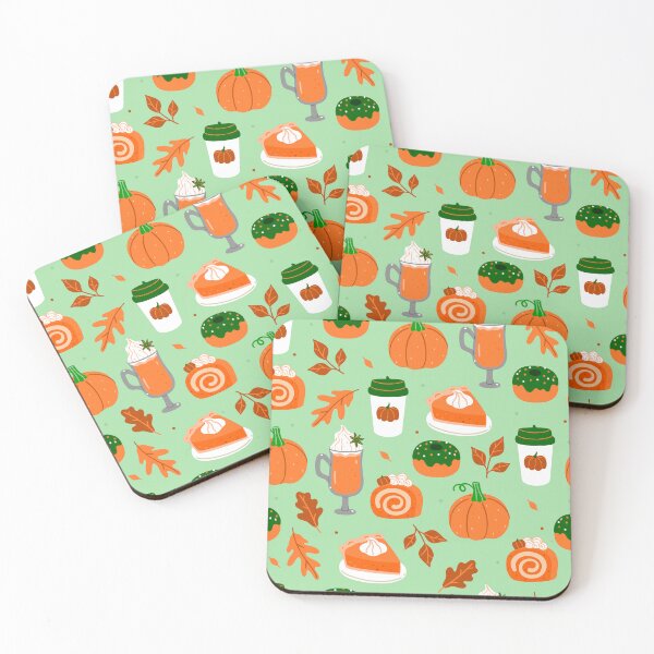 Item preview, pumpkin spice coffee pastel green designed and sold by Gossip Rag.