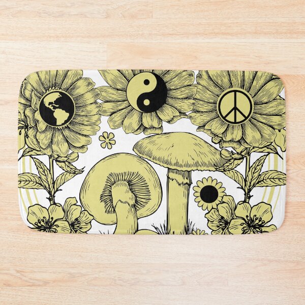 Item preview, Stay connected mushrooms, peace and love designed and sold by PrettyPinkSkies.