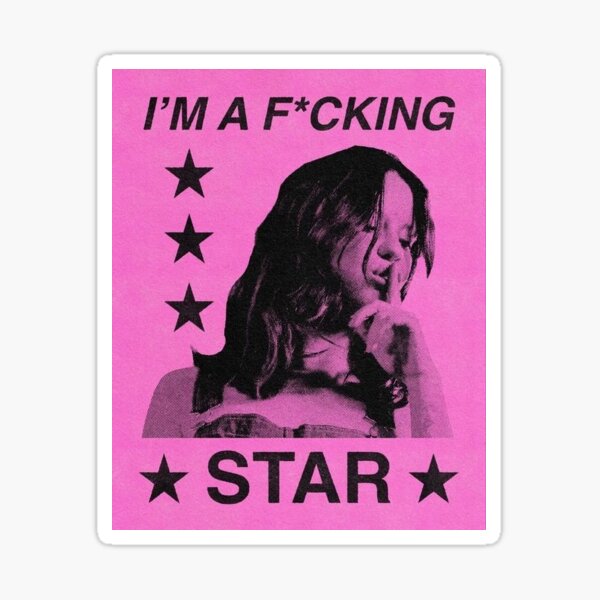 Aperçu de l'œuvre je suis une putain de star créée et vendue par juliadelstar.