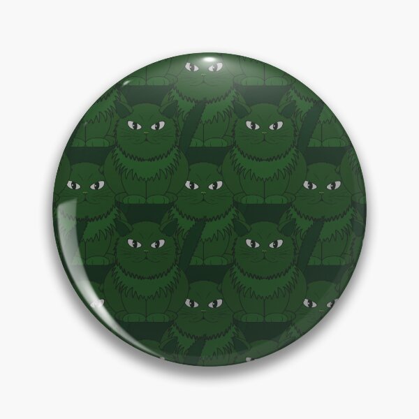 Item preview, Pattern with Cat Tomeo is green color designed and sold by Cherevan.
