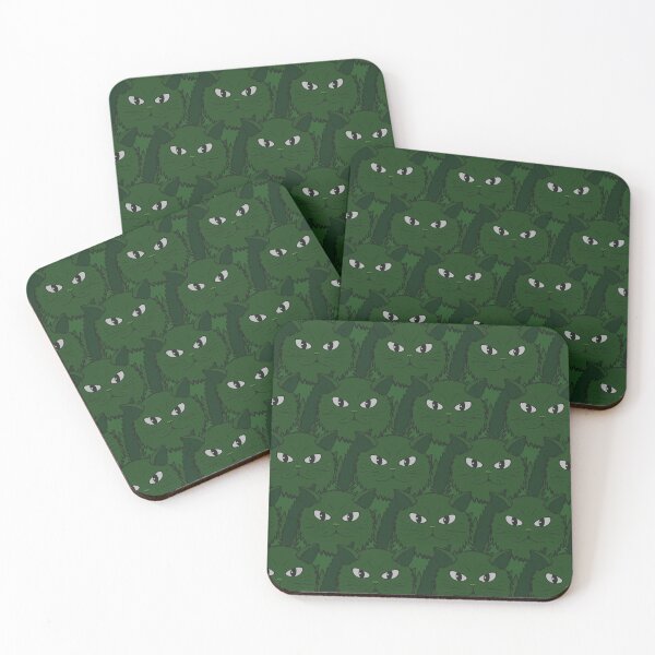 Item preview, Pattern with Cat Tomeo is green color designed and sold by Cherevan.
