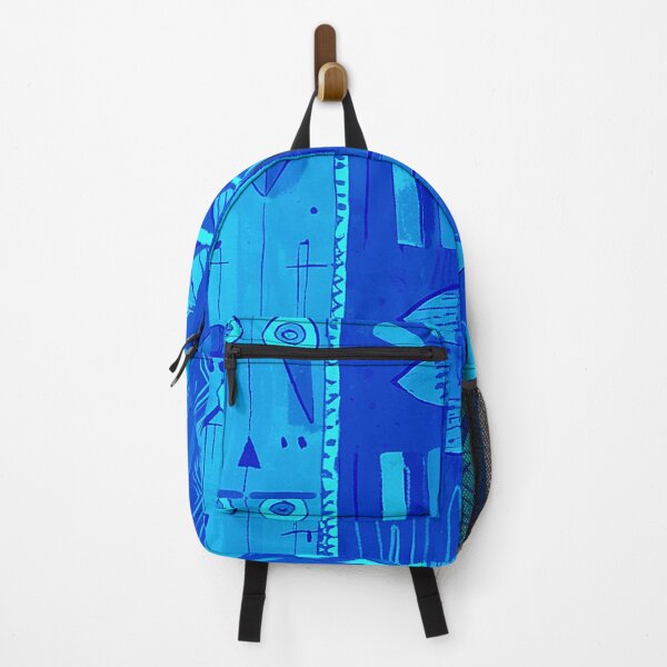 Item preview, Abstract Blue Totem designed and sold by oddfolio.