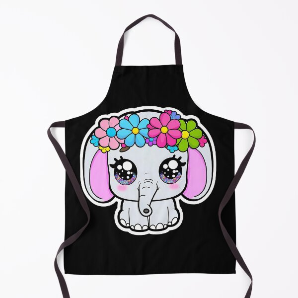 Item preview, Adorable Baby Elephant with flower crown designed and sold by Taans-Creation.