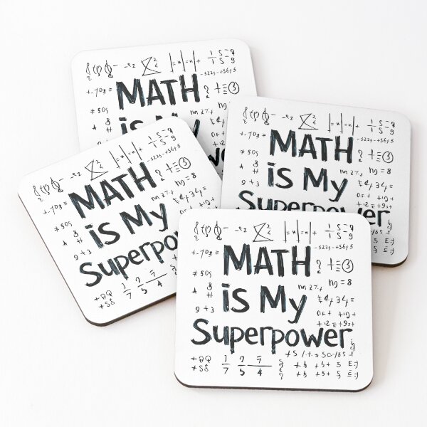 Item preview, Math is My Superpower: Creative Mathematical Equation Design designed and sold by Designowner.