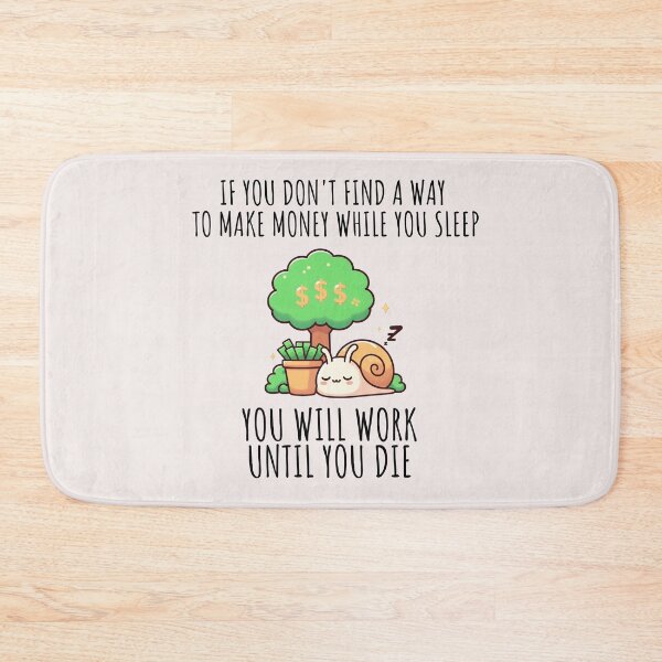 Item preview, Earning Passive Income Snail designed and sold by LemuellTrends.